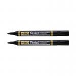 Pentel N850 Permanent Bullet Marker Black (Pack of 12) Buy 1 Get 1 FOC PE811470