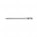 The picture shows 12 black Pentel Superb ballpoint pens, each with a fine tip. The pens are sleek and have a comfortable grip for writing. The design allows for smooth and precise lines.