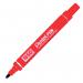 Pentel N50 Permanent Bullet Marker Broad Red (Pack of 12) N50-B PEN50R