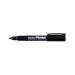 This image shows a pack of 12 black Pentel Permanent Markers with a bullet tip. The sleek and compact designs feature the brand name Pentel in bold letters, with a touch of silver to add a modern touch. The markers are ready to create bold, permanent lines on any surface.
