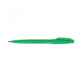 Pentel Sign Pen Fibre Tip Green (Pack of 12) S520-D PES520GN