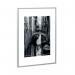 The Hampton Frames Picture Frames & Albums Certificate Frame is sleek in brushed aluminium and designed to fit an A4 sized document.
