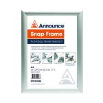 Announce A4 Snap Frame (25mm anodised aluminium frame, Wall fixings included) PHT01808 PHT01808