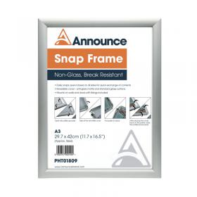 Announce Aluminium Snap Frame A3 PHT01809 PHT01809