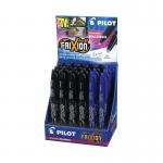 Pilot Frixion Erasable Rollerball Pen 24-Piece Display Black/Blue (Pack of 24) 224502400 PI01739