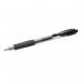 The image shows a pack of 12 Pilot G205 Gel Rollerball Pens in black, each with a retractable tip. The pens feature gel ink and a smooth writing tip for effortless writing. These high-quality pens are perfect for any task, whether writing notes or creating detailed drawings.