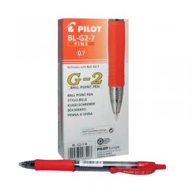 Pilot G207 Gel Ink Retractable Rollerball Pen Red (Pack of 12) G2RED PI16320