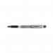 The photograph features a set of sleek and modern Pilot Rollerball Pens, each with a 0.5mm tip. The black liquid ink provides clean and precise lines, while the V7 Grip design ensures comfort during use. A pack of 12 pens allows for plenty of writing and drawing possibilities.