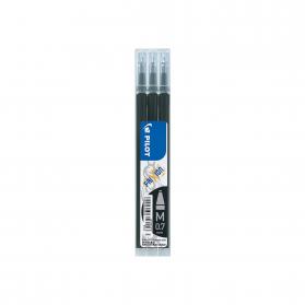 Pilot FriXion Rollerball Pen Refill Medium Black (Pack of 3) 075300301 PI35596