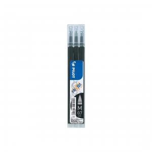 Pilot FriXion Rollerball Pen Refill Medium Black Pack of 3 075300301