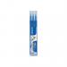 Pilot FriXion Rollerball Pen Refill Medium Blue (Pack of 3) 075300303