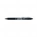 Pilot FriXion Clicker Retractable Rollerball Pen Medium Black (12 Pack) 229101201 PI41756