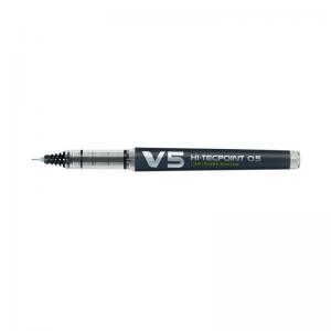 Pilot V5 Cartridge Rollerball Pen Fine Line Black 10 Pack