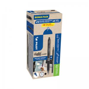 Pilot FriXion Ball Clicker Rollerball Bonus Pack Box 12 Pens 12