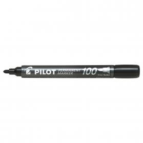 Pilot 100 Permanent Market Bullet Tip Black (Pack of 20) 3131910501268 PI50126