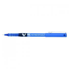Pilot V5 Hi-Tecpoint Ultra Rollerball Pen Fine Blue (Pack of 20) 3131910516514 PI51651