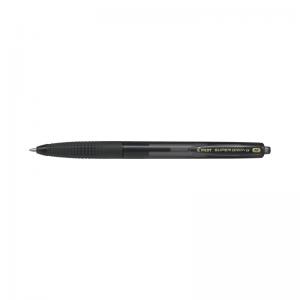 Pilot Super Grip G Retractable Ballpoint Pen Medium Black Pack of 12