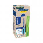 Pilot B2P GreenPack Gel Ink Rollerball PenRefill 10 Pens+10 Refills Blue (Pack of 20) WLT556206 PI55620