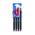 Pilot FrXiion Set2Go Rollerball Synergy Clicker Pens Assorted (Pack of 4) S2G571971 PI57197