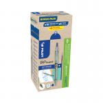 Pilot B2P Ecoball Greenpack Ballpoint Pens/Refills 10 Pens + 10 Refills Blue (Pack of 20) 3131910586 PI58657