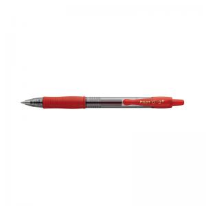 Pilot G-2 Plus Begreen Gel Ink Rollerball Medium Red Pack of 12