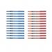 Pilot V5 Hi-Tecpoint Rollerball Buy 12 Blu Pens Get 12 V5 Red Pens FOC PI811348