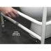 Aidapt Broadstairs Toilet Frame with Adjustable Height and Width VR202 PIA59659