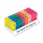 Aidapt Colourful One Month Pill Organiser VM931AC PIA71760