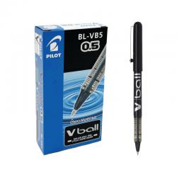 Pilot V-Ball Rollerball Pen Needle Fine Black (12 Pack) BLVB5-01 PIBLVB5BK