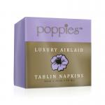 Poppies Tablin Napkins 4 Fold 40cm Lilac (Pack of 500) 4044LC PIE32661