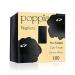 Poppies 2-Ply Tissue Dinner Napkins Pre-Folded Black 40cm (Pack of 100) 4028BK PIE32768
