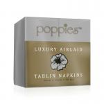 Poppies Tablin Napkins 8 Fold 40cm Grey (Pack of 500) 4048GR PIE32904