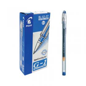 Pilot G1 Gel Ink Rollerball Pen Fine Blue (12 Pack) G10503 PIG105BU