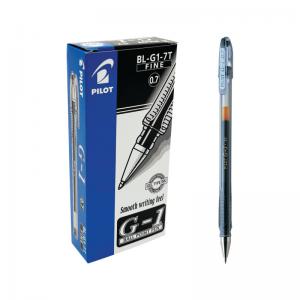 Pilot G107 Gel Ink Rollerball Pen Medium Black Pack of 12 G10701
