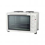 Igenix Electric Mini Oven with Double Hotplates 1500W 45L White IG7145 PIK02966