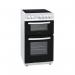 Statesman Electric Cooker Double Oven 50cm White EDC50W PIK06919