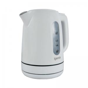 Igenix 1 Litre Jug Kettle Cordless White IGK01022W PIK09375