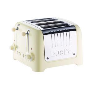 Dualit 4 Slice High Gloss Lite Toaster Cream DA6202 PIK46202