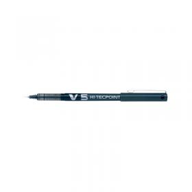 Pilot V5 Hi-Tecpoint Ultra RollerballxFine Black (Pack of 12) BXV501 PIV5BK