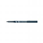 This picture features a set of 12 Pilot V5 Hi-Tecpoint Ultra Rollerball pens. They come in a sleek and classic black color with a fine tip, perfect for precise writing. The pens feature a comfortable grip and a smooth rollerball for effortless writing.
