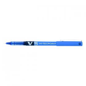 Pilot V5 Hi-Tecpoint Ultra RollerballxFine Blue (Pack of 12) BXV503 PIV5BU