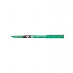 Pilot V5 Hi-Tecpoint Ultra RollerballxFine Green (Pack of 12) BXV504 PIV5GN