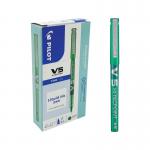 Pilot V5 Hi-Tecpoint Ultra RollerballxFine Green (Pack of 12) BXV504 PIV5GN