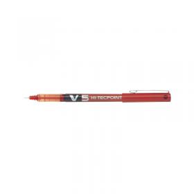 Pilot V5 Hi-Tecpoint Ultra RollerballxFine Red (Pack of 12) BXV502 PIV5R