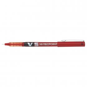 Pilot V5 Hi-Tecpoint Ultra RollerballxFine Red (Pack of 12) BXV502 PIV5R