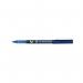 This image shows 12 Pilot V7 Hi-Tecpoint Ultra Rollerball Pens in a blue color. The pens have a fine tip for precise writing and the Pilot logo is displayed on the side. The sleek design and smooth texture give these pens a professional look.