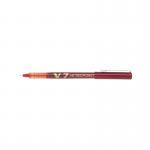 Pilot V7 Hi-Tecpoint Ultra Rollerball Pen Fine Red (Pack of 12) V702 PIV7R