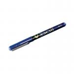 A pack of 12 Pilot V-Ball Rollerball Pens in a vibrant blue color. These fine point pens feature a durable rollerball tip and a sleek, professional design. Perfect for precise writing and creating sharp, clean lines.