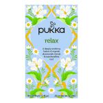 Pukka Relax Tea Pack of 20 (Organic and Caffeine Free) P5003 PK00003
