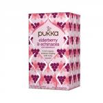 Pukka Elderberry and Echinacea Tea Bags Organic (Pack of 20) 05060229011480 PK01147